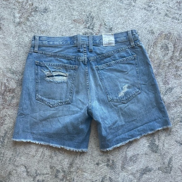Current Elliott The Boyfriend Rolled Shorts NWT size 27 - Picture 6 of 6